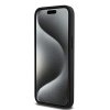 DKNY DKHMP15XPSHRPSK iPhone 15 Pro Max 6.7  czarny/black hardcase Leather Monogram Pattern Metal Logo MagSafe
